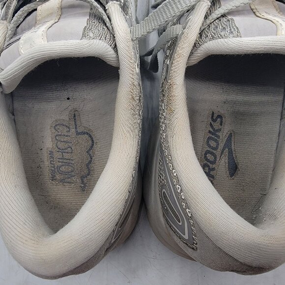 Brooks Ghost 14 Womens 7.5 Gray Athletic Running Shoes Sneakers 1203561B089 - Picture 6 of 13
